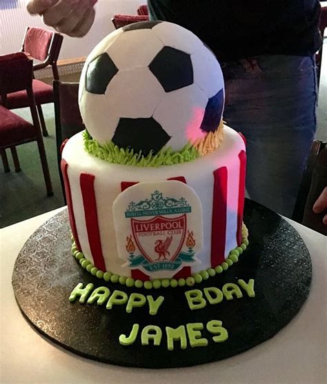 Liverpool Football Birthday Cake - CakeCentral.com