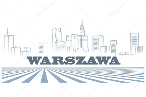 Warsaw skyline — Stock Vector © Agataus #79301178