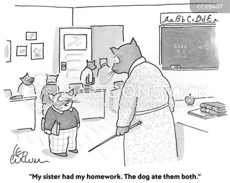 The Dog Ate My Homework Cartoons and Comics - funny pictures from ...