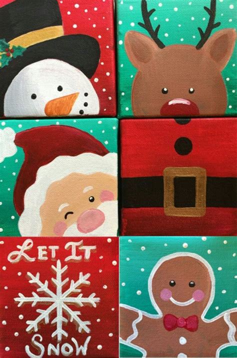 Christmas Painting Ideas For Kids - Element