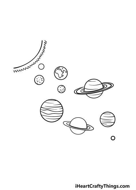 Solar System Drawing - How To Draw The Solar System Step By Step (2022)