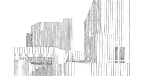 an architectural drawing with lines on it