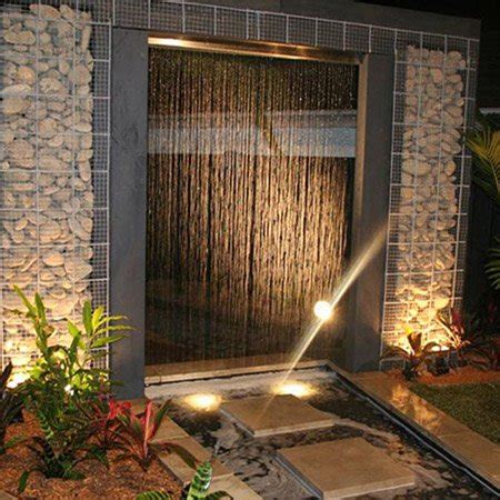 Rain Curtain Water Feature | Ondooe and Outdoor Fountains