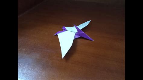 How To Make An Origami Dinosaur Pteranodon - YouTube