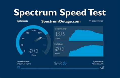 Spectrum download speed test - onstat