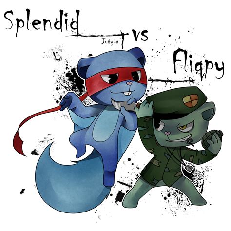 3 HTF - Splendid vs Flippy by Judy-a on DeviantArt