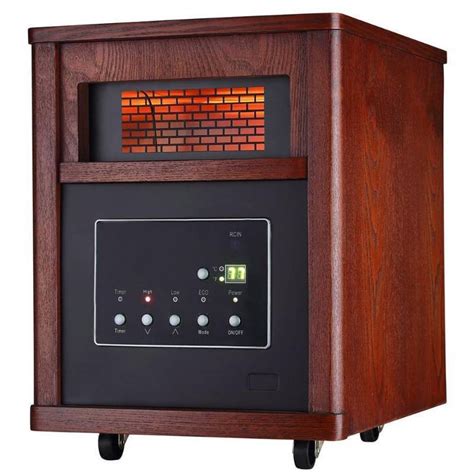 1500-Watt 6-Element Infrared Electric Portable Heater with Remote Control | FINAL AUCTION FOR ...