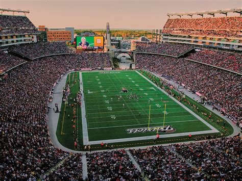 Panoramic Images's Patriots Football Stadium Canvas Art Prints | Fine Art Canvas – Fineartcanvas.com