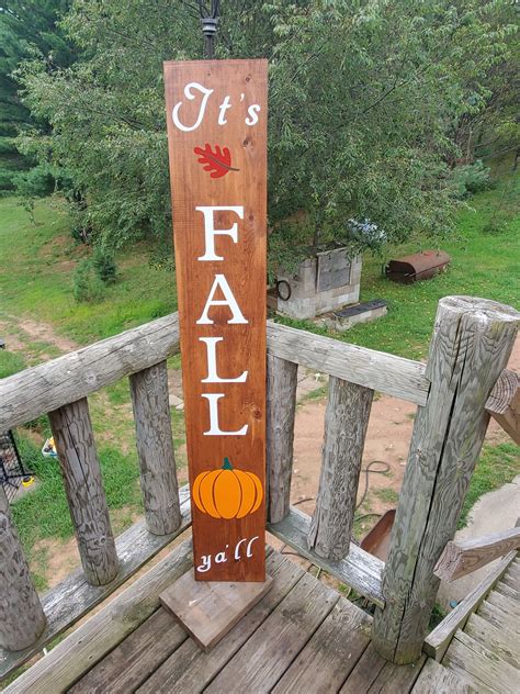 It's Fall y'all, Its fall, fall decor, front porch sign, entry way sign