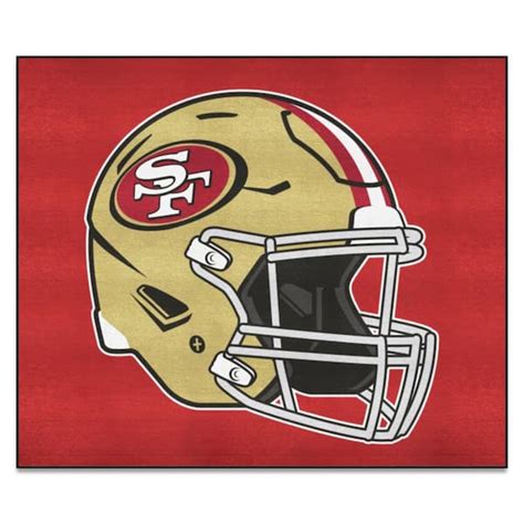 FANMATS NFL - San Francisco 49ers Helmet Rug - 5ft. x 6ft. 5838 - The ...