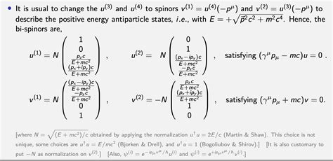 mesons - Clarifying with Dirac equation - Physics Stack Exchange