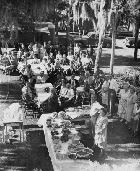 Thanksgiving dinner. Lakeland Cottages in Lakeland, Florida (1948). Photo courtesy of Lakeland ...