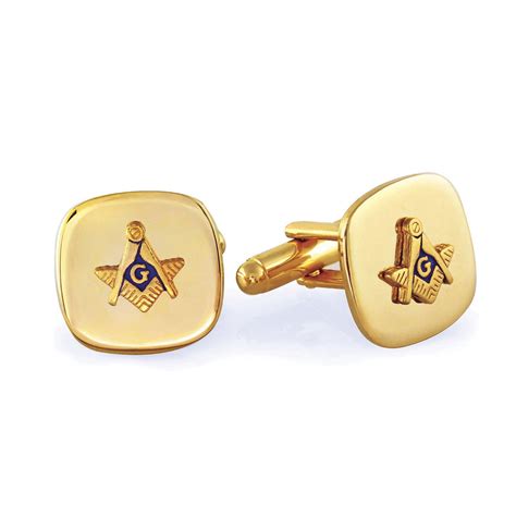 Mason Ensignia Cushion Cufflinks | Vansweden Jewelers