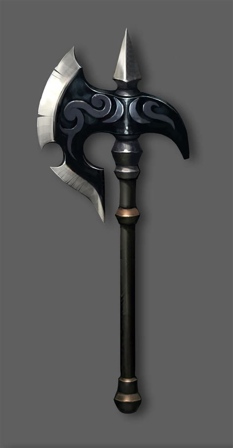 ArtStation - Weapon - Battle Axe 001 | Game Assets