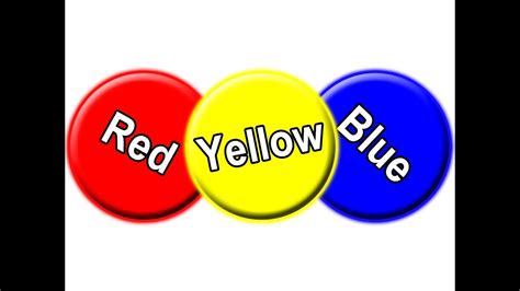 "Red Circle, Blue Circle Yellow Circle" - Learn Colors for Babies ...