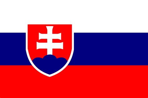 Clipart - Flag of Slovakia