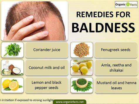 Home remedies for baldness include coffee, coriander juice, mustard oil, henna leaves, coconut ...