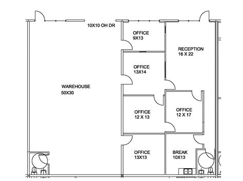 Office Warehouse Floor Plans - floorplans.click