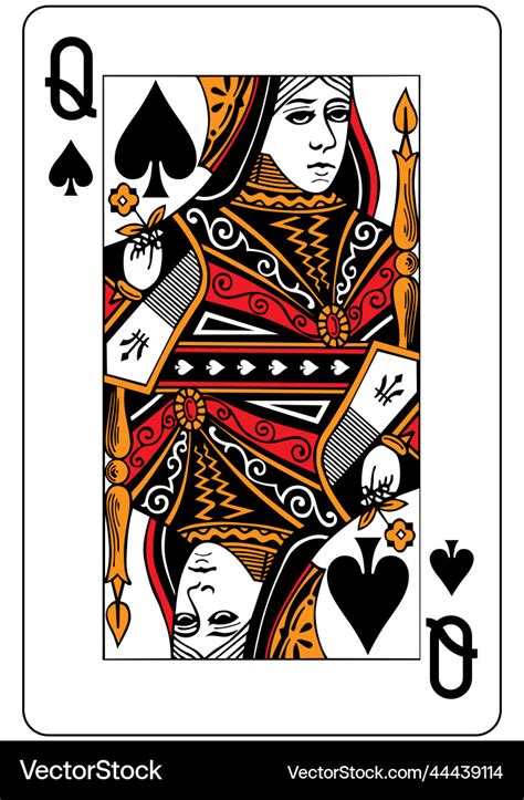 Queen of spades Royalty Free Vector Image - VectorStock