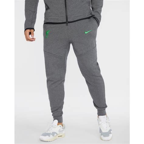 LFC Nike Mens 23/24 Tech Fleece Joggers - Grey & Green