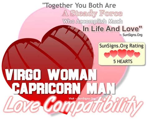 Virgo Woman And Capricorn Man - A Steady And Loving Relationship | Sun ...