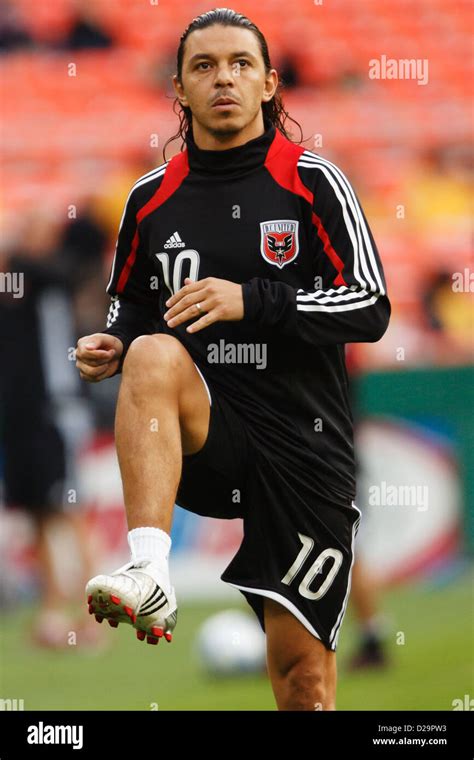 Marcelo Gallardo of DC United warms up before the Major League Soccer match against Toronto FC ...