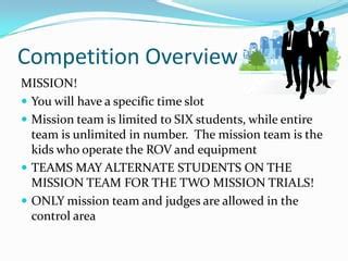 Mate International Rov Competition | PPT