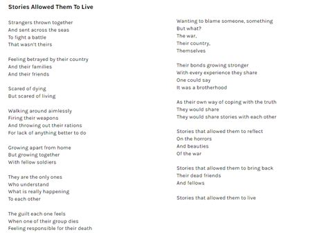 Vietnam War Poem | by Elizabeth Hanson | Medium