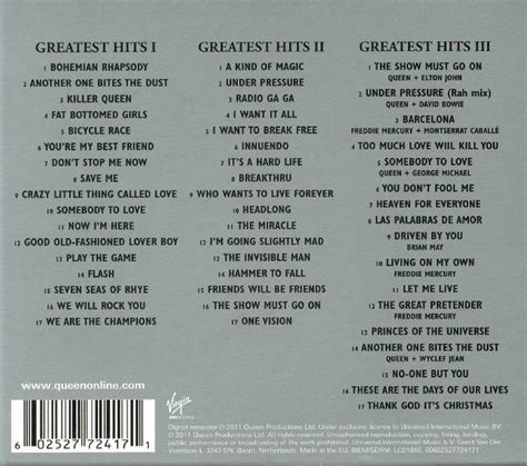 Queen Greatest Hits Platinum Collection