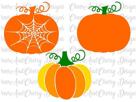 Pumpkin SVG Pumpkin Monogram Svg Thanksgiving Svg Fall Cut - Etsy