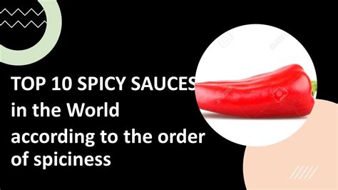 [World-Tour TV] Top 10 spicy sauces in the World, Spiciness, Sauce, World Tour, Travel - YouTube