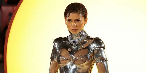 Zendaya Swaps the Naked Dress for Naked Armor at "Dune" Premiere