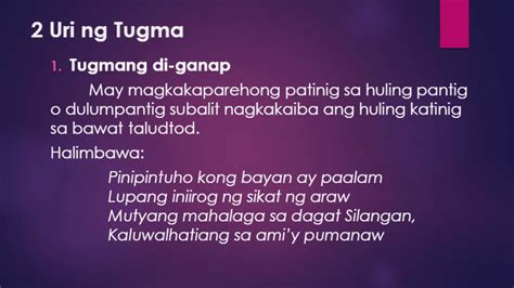 SUKAT, TUGMA AT TALINGHAGA NG TULA | Other - Quizizz