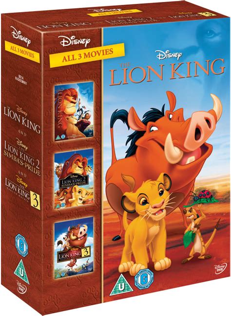 The Lion King 1-3 DVD | Zavvi