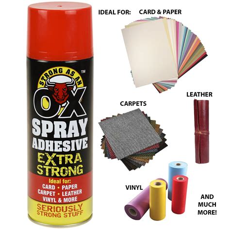 500ml HEAVY DUTY Spray Adhesive Glue for Foam Carpet Tile Craft Fabric Packaging | eBay