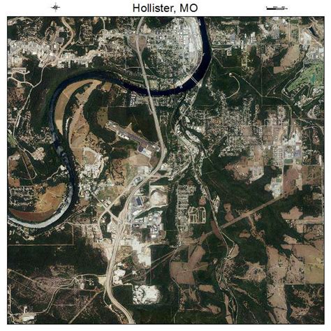 Aerial Photography Map of Hollister, MO Missouri