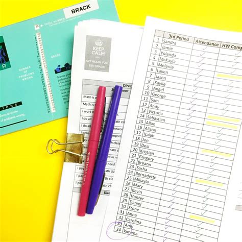 Teacher Organization and Classroom Ideas for Middle School