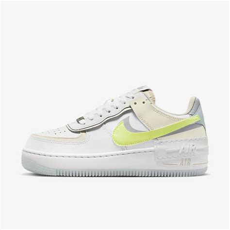 White Air Force 1 Platform Shoes. Nike ID