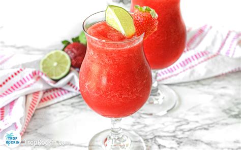 Bacardi Strawberry Daiquiri Recipe | Trop Rockin