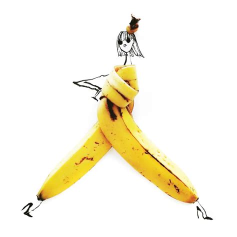 Fashion fit to eat – in pictures | Banana art, Banana, Canvas prints