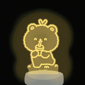 Lavender Bear Boba LED Lamp – Fujibee