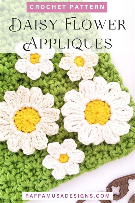 How to Crochet a Sunflower Applique + VIDEO Tutorial – Free Crochet Pattern • RaffamusaDesigns