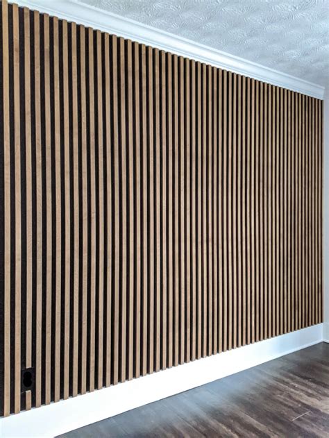 AFFORDABLE SLAT WALL – Simply Aligned Home | Wood slat wall, Slat wall, Wood slats