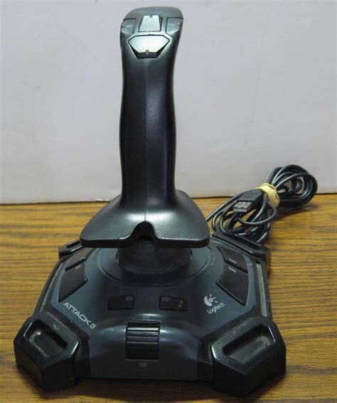 Logitech Attack 3 USB Flight Stick Joystick - 11 Buttons Plus Throttle ATK3