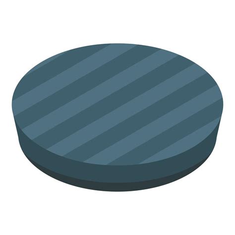 Black burger bun icon, isometric style 15377717 Vector Art at Vecteezy