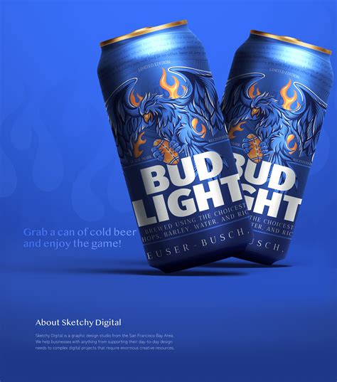 Bud Light meets Super Bowl 2023 / Product Packaging on Behance