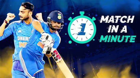 Watch IND Vs AUS - 4th T20I In A Minute Video Online(HD) On JioCinema