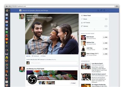 Get Facebook New News Feed Design Immediately