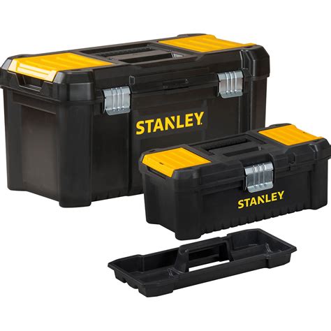 Stanley 2 Piece Essential Tool Box Set | Tool Boxes