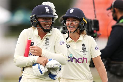 England and Australia share dramatic draw in Test as Women’s Ashes ...